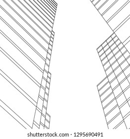architecture building 3d 