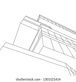 architecture building 3d 