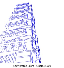 architecture building 3d 