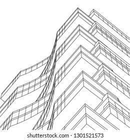 architecture building 3d 