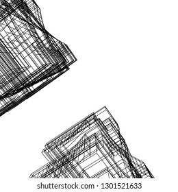 architecture building 3d 
