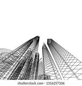 architecture building 3d 