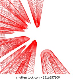 architecture building 3d 