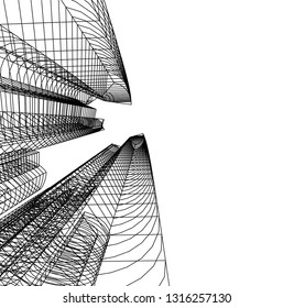architecture building 3d 