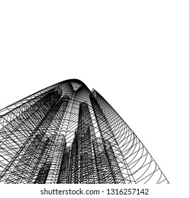 architecture building 3d 