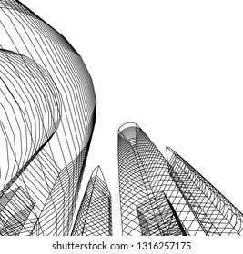 architecture building 3d 