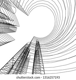 architecture building 3d 