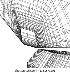 architecture building 3d 