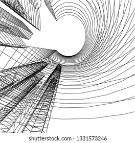 architecture building 3d 