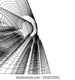 architecture building 3d 