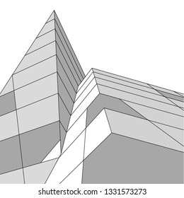 architecture building 3d 