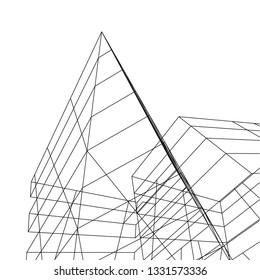 architecture building 3d 