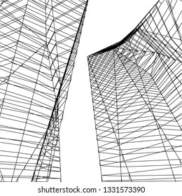 architecture building 3d 