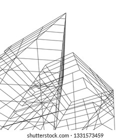 architecture building 3d 