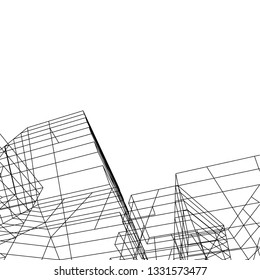 architecture building 3d 
