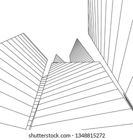 architecture building 3d 