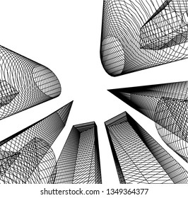 architecture building 3d 
