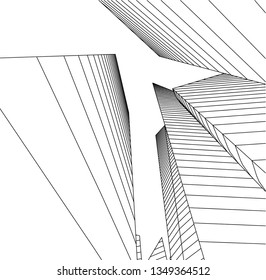 architecture building 3d 
