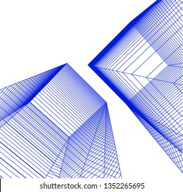 architecture building 3d 