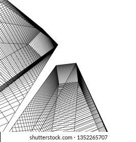architecture building 3d 