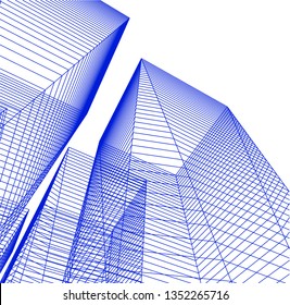 architecture building 3d 