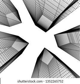 architecture building 3d 