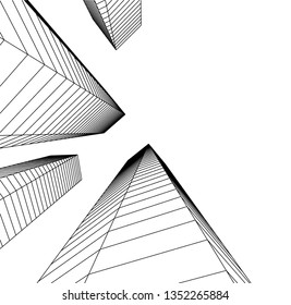 architecture building 3d 