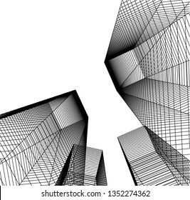 architecture building 3d 