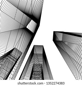 architecture building 3d 