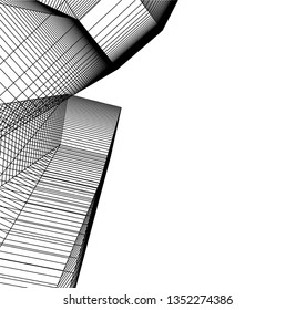 architecture building 3d 