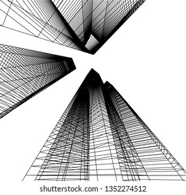 architecture building 3d 