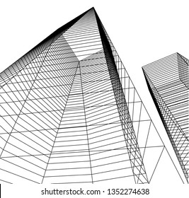 architecture building 3d 