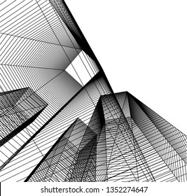 architecture building 3d 