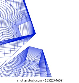 architecture building 3d 