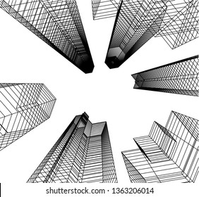 architecture building 3d 
