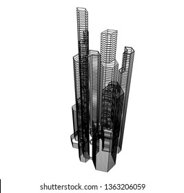 architecture building 3d 