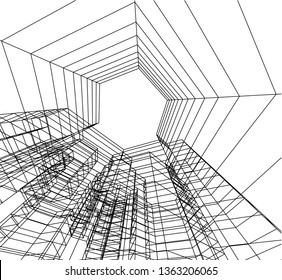 architecture building 3d 