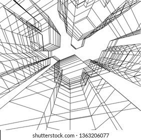 architecture building 3d 