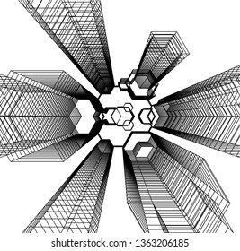 architecture building 3d 