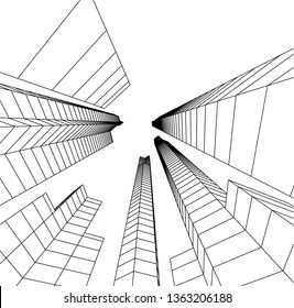 architecture building 3d 