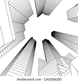 architecture building 3d 