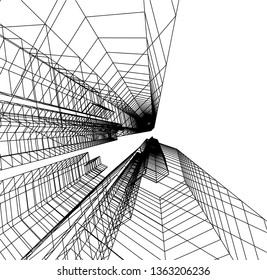 architecture building 3d 