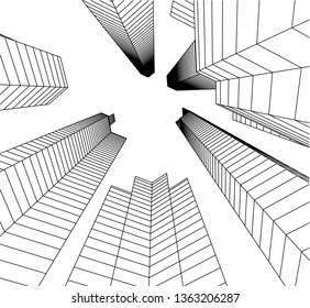 architecture building 3d 