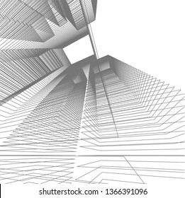 architecture building 3d 
