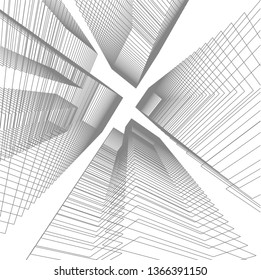 architecture building 3d 