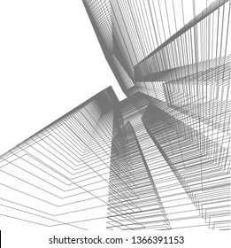 architecture building 3d 