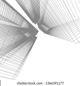 architecture building 3d 