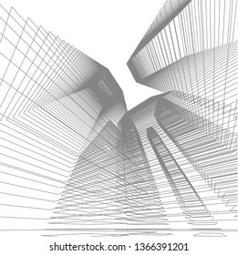 architecture building 3d 