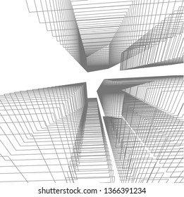 architecture building 3d 