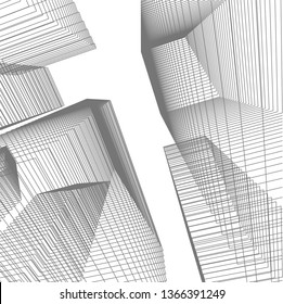 architecture building 3d 